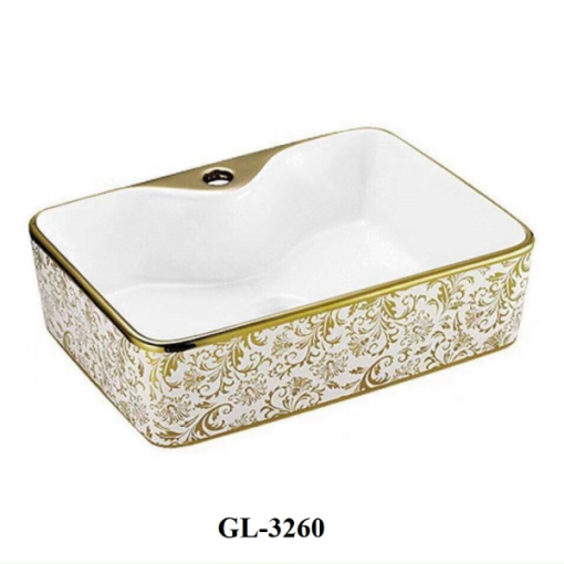 Lavabo sứ cao cấp GOLICAA GL-3260 - 1