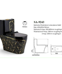 Bồn cầu liền khối GOLICAA GL-2245 - 10 Bồn cầu liền khối GOLICAA GL-2245 - 9
