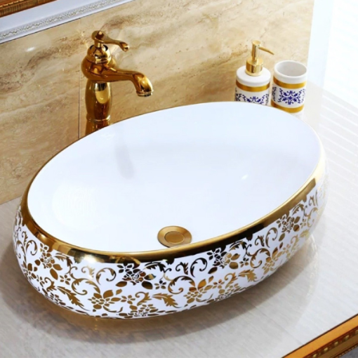 Lavabo sứ cao cấp GOLICAA GL-3219 - 5