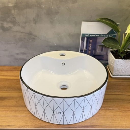 Lavabo sứ cao cấp GOLICAA GL-3210 - 5