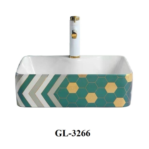 Lavabo sứ cao cấp GOLICAA GL-3266 - 1