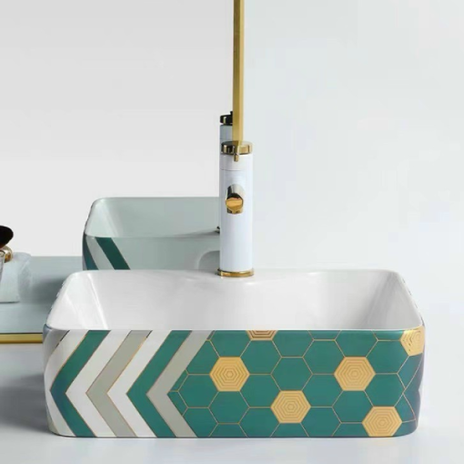 Lavabo sứ cao cấp GOLICAA GL-3266 - 5