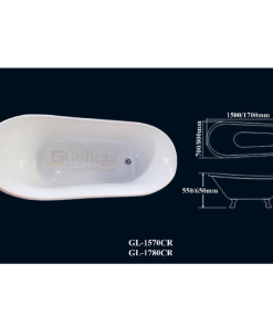 Bồn tắm GOLICAA GL-1780CR - 12 Bồn tắm GOLICAA GL-1780CR - 11