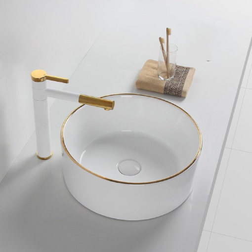 Lavabo sứ cao cấp GOLICAA GL-3209 - 5