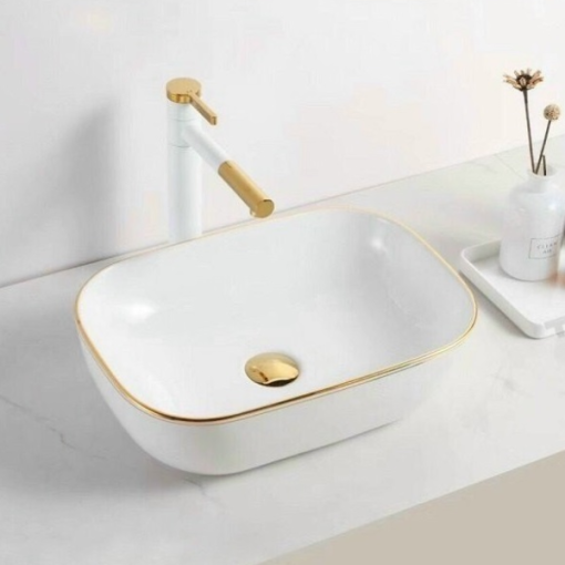 Lavabo sứ cao cấp GOLICAA GL-3212 - 1