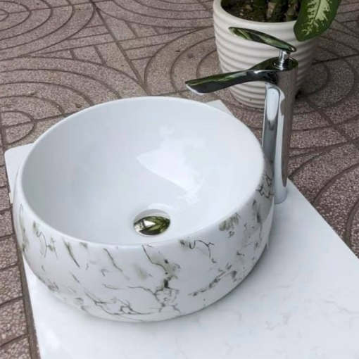 Lavabo sứ cao cấp GOLICAA GL-3244 - 5