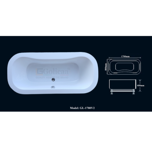 Bồn tắm GOLICAA GL-1780V2 - 3
