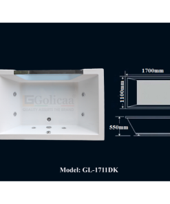 Bồn tắm GOLICAA GL-1711DK - 7
