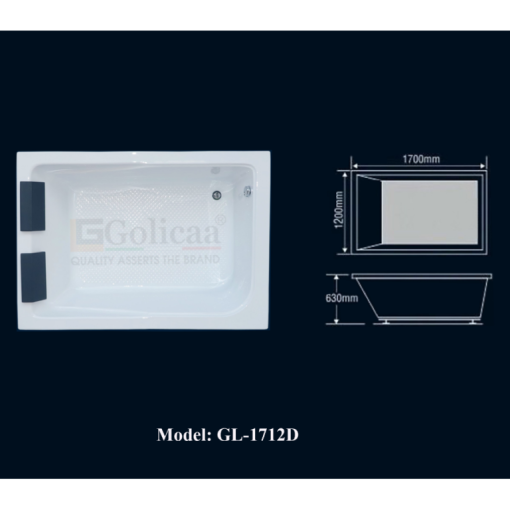 Bồn tắm GOLICAA GL-1712D - 3