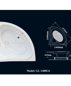 Bồn tắm GOLICAA GL-1400G4 - 7