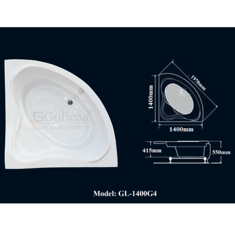 Bồn tắm GOLICAA GL-1400G4