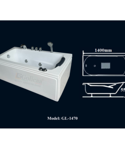 Bồn tắm GOLICAA GL-1470 - 8 Bồn tắm GOLICAA GL-1470 - 7