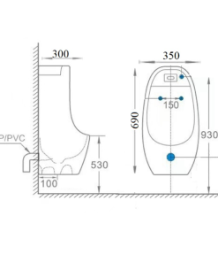 Bồn tiểu nam GOLICAA GL-TN02C - 9