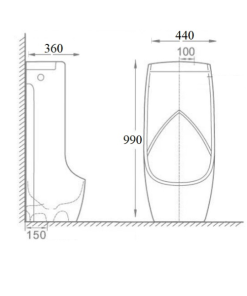 Bồn tiểu nam GOLICAA GL-TN01T - 7