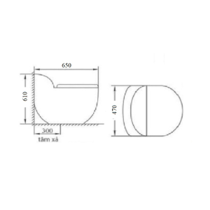 Bồn cầu liền khối GOLICAA GL-2284 - 7