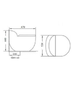 Bồn cầu liền khối GOLICAA GL-2276 - 7
