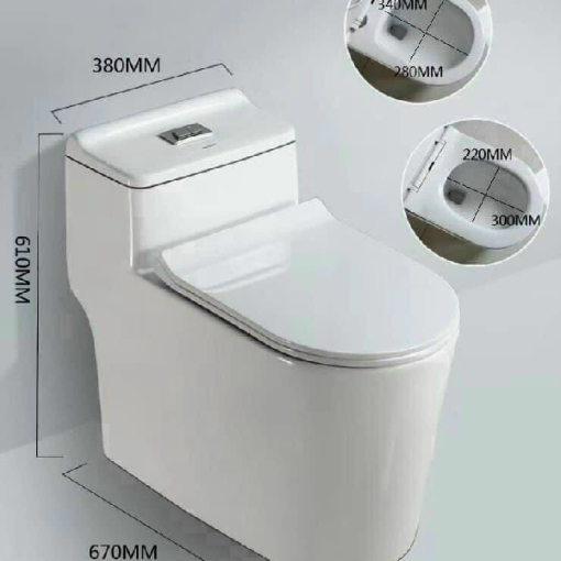 Bồn cầu liền khối GOLICAA GL-2227 - 3