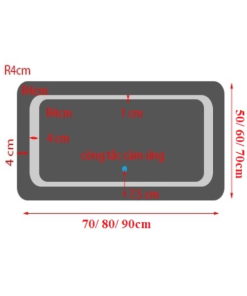 Gương đèn Led cảm ứng GOLICAA GL-GNT01 - 10 Gương đèn Led cảm ứng GOLICAA GL-GNT01 - 9