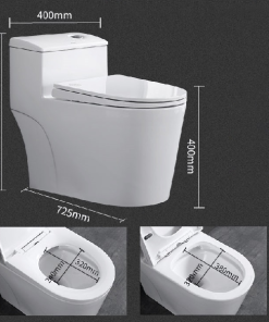 Bồn cầu liền khối GOLICAA GL-2224 - 12 Bồn cầu liền khối GOLICAA GL-2224 - 11