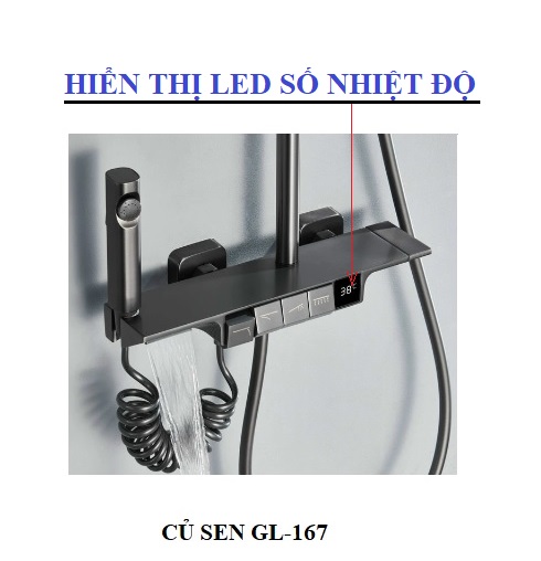 Sen tắm nóng lạnh GOLICAA GL-167