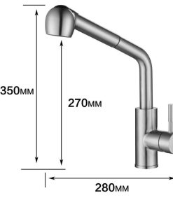 Vòi rửa chén nóng lạnh GOLICAA GL-415 - 7
