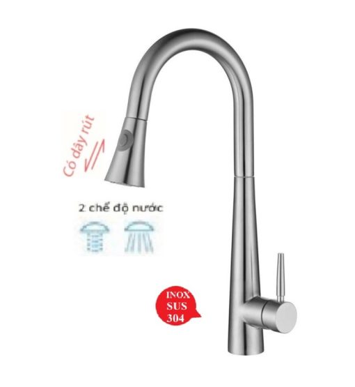 Vòi rửa chén nóng lạnh GOLICAA GL-418 - 1