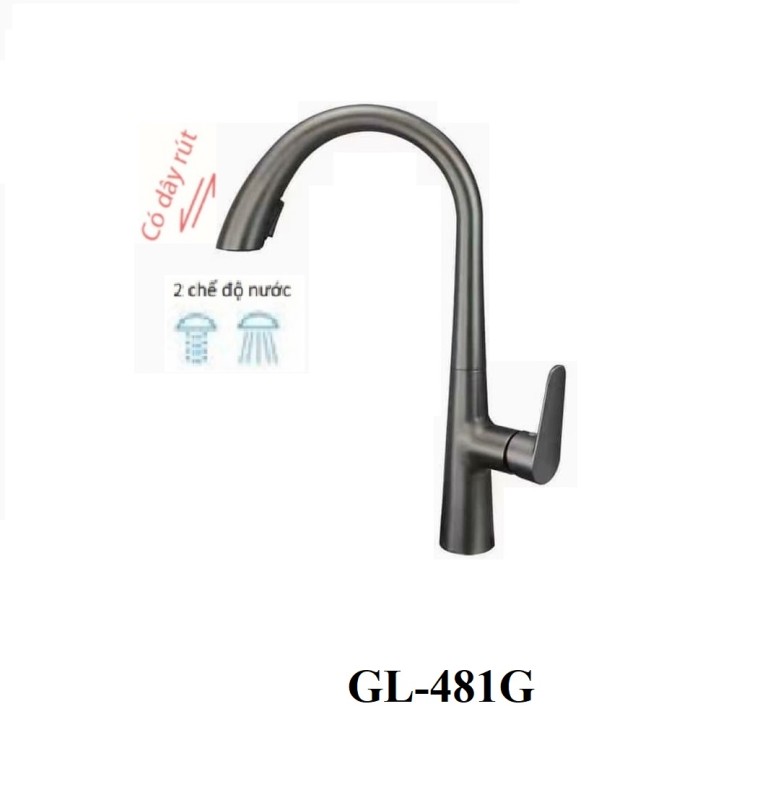 Vòi rửa chén nóng lạnh GOLICAA GL-481G