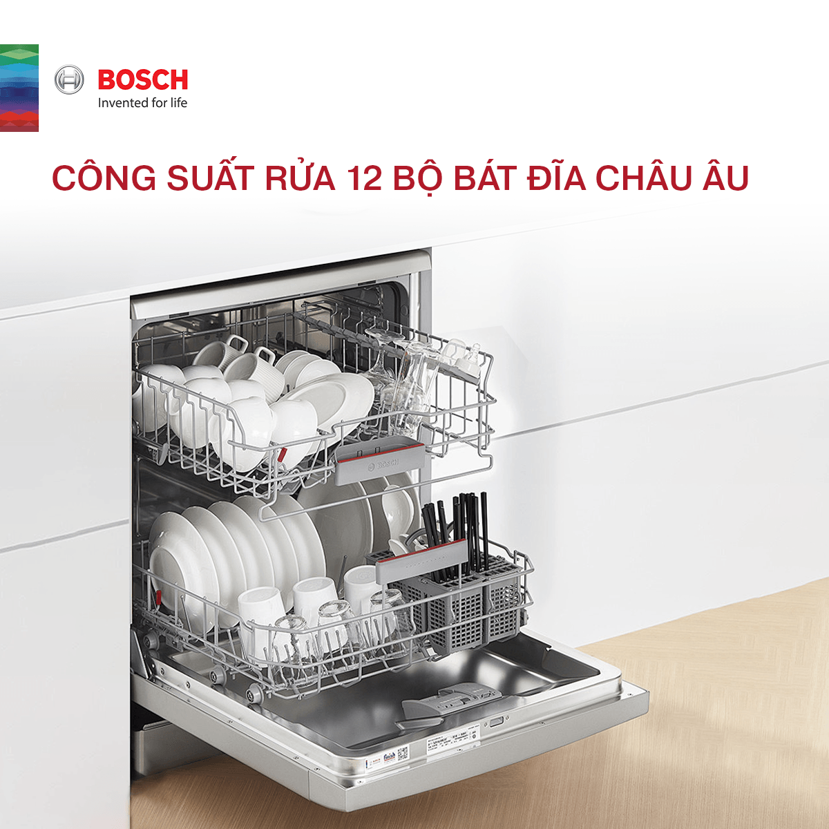 Máy Rửa Chén BOSCH SGS2ITW11E Serie 2 - 57 Máy Rửa Chén BOSCH SGS2ITW11E Serie 2