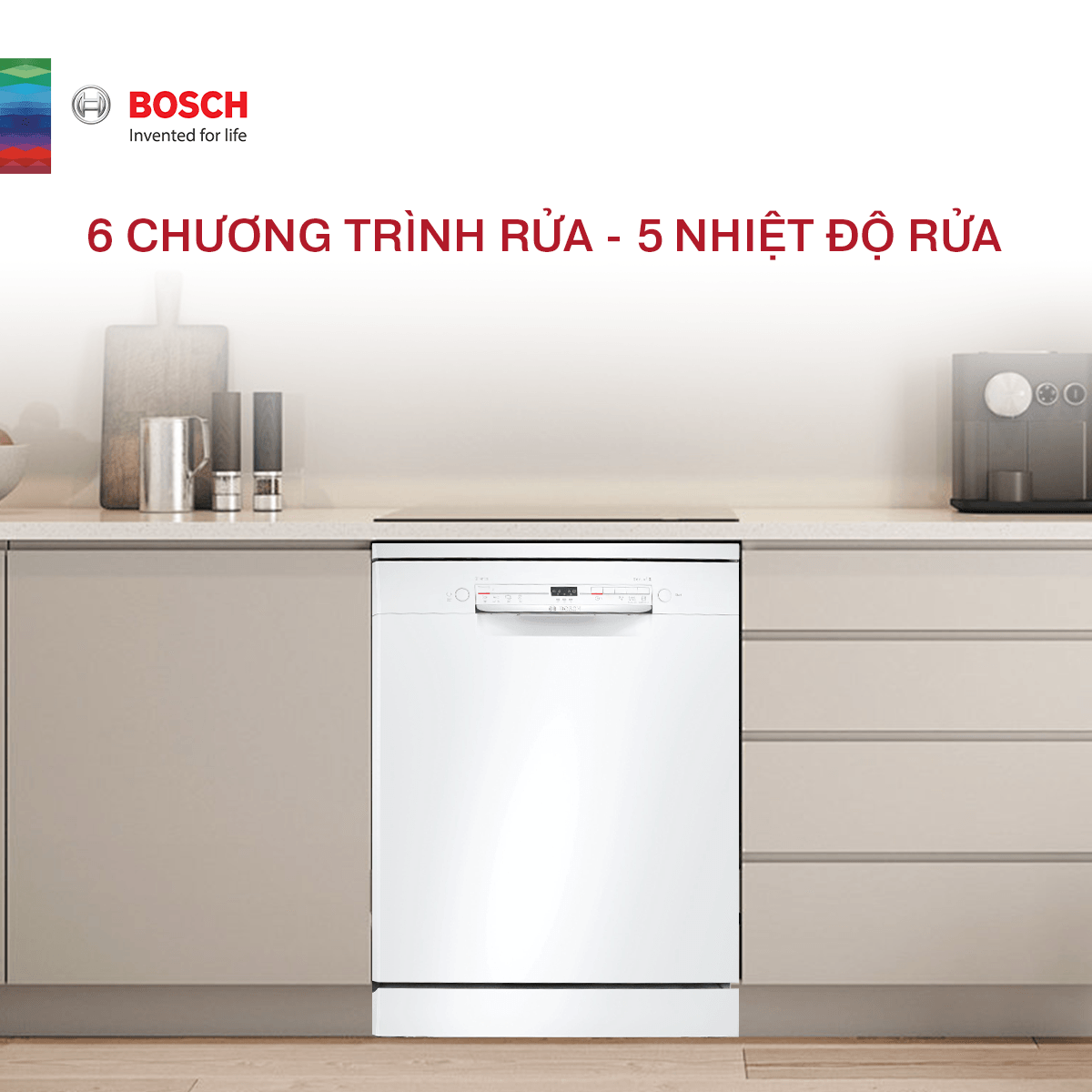 Máy Rửa Chén BOSCH SGS2ITW11E Serie 2 - 59 Máy Rửa Chén BOSCH SGS2ITW11E Serie 2