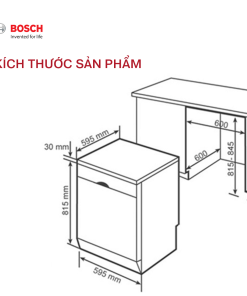 Máy Rửa Chén BOSCH SGS2ITW11E Serie 2 - 29