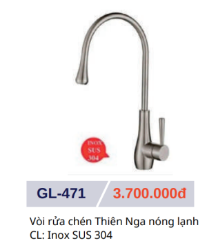 Vòi rửa chén nóng lạnh GOLICAA GL-471 - 9