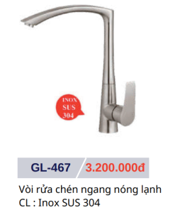 Vòi rửa chén nóng lạnh GOLICAA GL-467 - 7