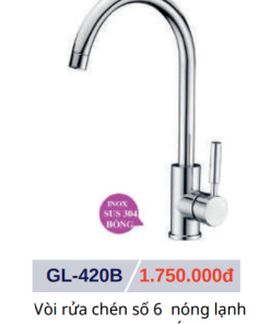 Vòi rửa chén nóng lạnh GOLICAA GL-420B - 7