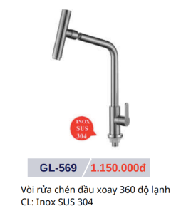 Vòi rửa chén GOLICAA GL-569 - 9