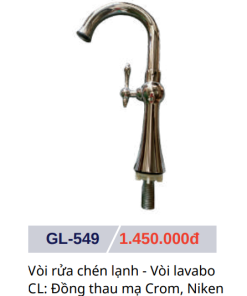 Vòi rửa chén lạnh - Vòi lavabo GOLICAA GL-549 - 8 Vòi rửa chén lạnh - Vòi lavabo GOLICAA GL-549 - 7
