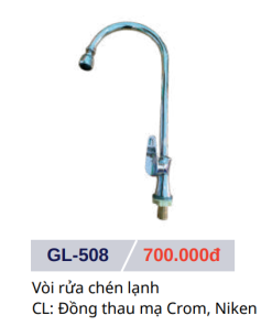 Vòi rửa chén lạnh GOLICAA GL-508 - 7