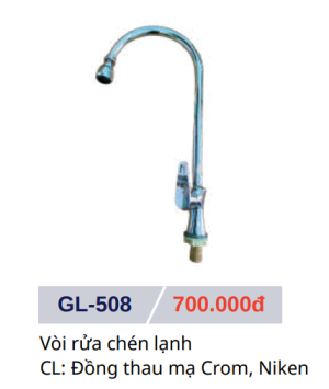 Vòi rửa chén lạnh GOLICAA GL-508 - 7