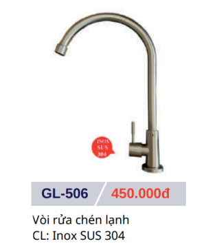 Vòi rửa chén lạnh GOLICAA GL-506 - 11