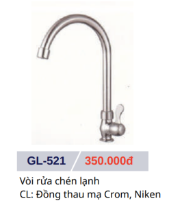 Vòi rửa chén lạnh GOLICAA GL-521 - 8 Vòi rửa chén lạnh GOLICAA GL-521 - 7