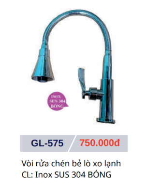 Vòi rửa chén lạnh GOLICAA GL-575 - 7