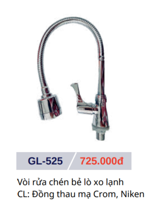 Vòi rửa chén lạnh GOLICAA GL-525 - 9