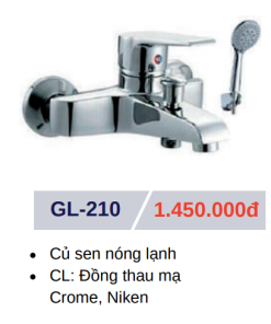Củ sen tắm nóng lạnh GOLICAA GL-210 - 5