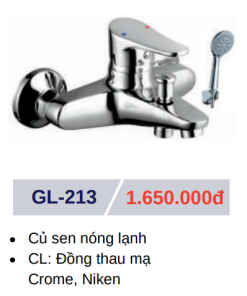 Củ sen tắm nóng lạnh GOLICAA GL-213 - 5