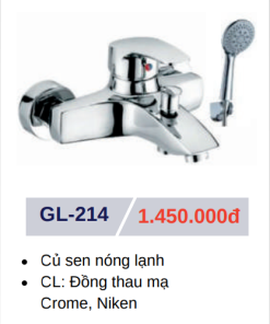 Củ sen tắm nóng lạnh GOLICAA GL-214 - 5