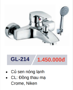 Củ sen tắm nóng lạnh GOLICAA GL-214 - 5