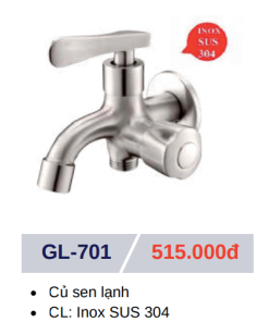 Củ sen tắm lạnh GOLICAA GL-701 - 6 Củ sen tắm lạnh GOLICAA GL-701 - 5