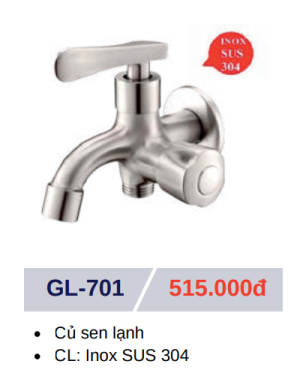 Củ sen tắm lạnh GOLICAA GL-701 - 5