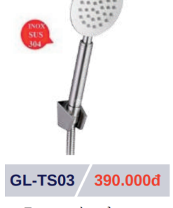 Tay sen tắm tăng áp GOLICAA GL-TS04 - 6 Tay sen tắm tăng áp GOLICAA GL-TS04 - 5
