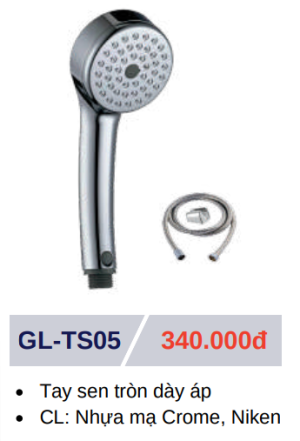 Tay sen tắm GOLICAA GL-TS05 - 5
