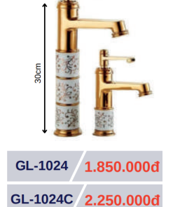 Vòi lavabo nóng lạnh GOLICAA GL-1024C - 9